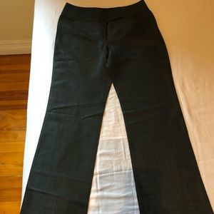 Black wide leg pants with design